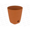 Кашпо &quotГранд&quot 8л карамель (с поддоном) D-24см, H-25см, АП 1197 *22