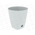 Кашпо &quotГранд&quot 28л серый (с поддоном) D-37см, H-38см, АП 1193 *10