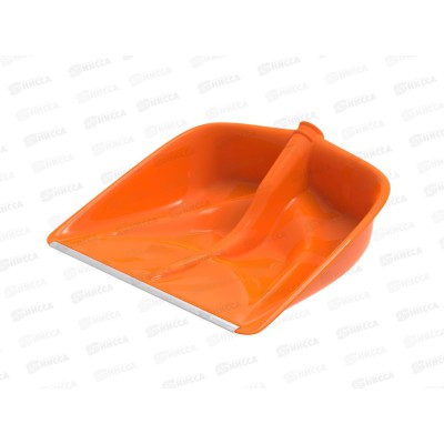 Лопата снеговая с металлической планкой &quotАльфа Премиум&quot 460х420мм, АП 1086  *15