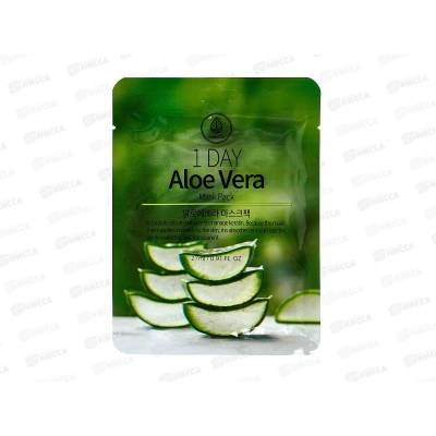 MEDB 1 Day маска для лица ткан 27мл С Экстракт Алоэ успок *600 MEDB 1 Day маска для лица ткан 27мл С Экстракт Алоэ успок *600