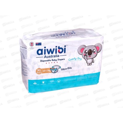 Aiwibi Comfy dry Подгузники-трусики для детей XL 12-17кг 40шт *5 Aiwibi Comfy dry Подгузники-трусики для детей XL 12-17кг 40шт *5