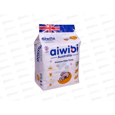 Aiwibi Premium Подгузники-трусики для детей L 9-14кг 10шт *20