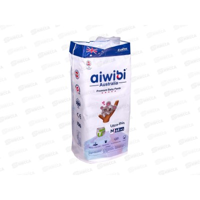 Aiwibi Premium Подгузники-трусики для детей M 6-11кг 48шт *5 Aiwibi Premium Подгузники-трусики для детей M 6-11кг 48шт *5
