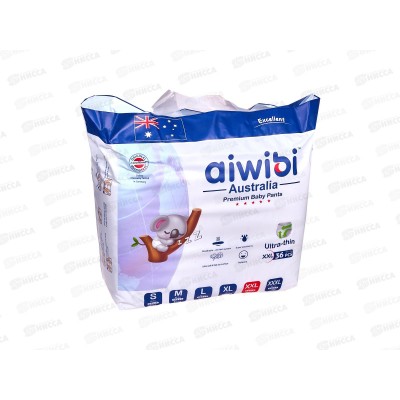 Aiwibi Premium Подгузники-трусики для детей XXL 15-21кг 36шт *5