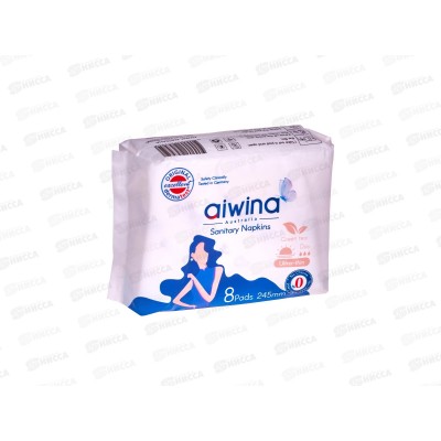 Aiwina прокладки гигиенические день 8шт 24,5см *48 Aiwina прокладки гигиенические день 8шт 24,5см *48