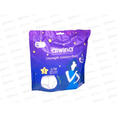 Aiwina трусики ночные для критических дней 3шт S/M *36 Aiwina трусики ночные для критических дней 3шт S/M *36