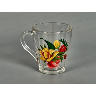 Кружка д/чая 250мл Грация Райские цветы 1649 *20