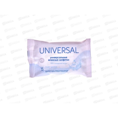 Universal Pure Water влажные салфетки  №15 80174