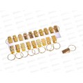 Зажим для штор металл с кольцом CL-006 (20шт) под золото Зажим для штор металл с кольцом CL-006 (20шт) под золото