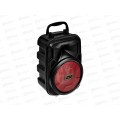Колонка портативная OT-SPB110 красный (3Вт, TWS/USB/FM/TF/AUX)