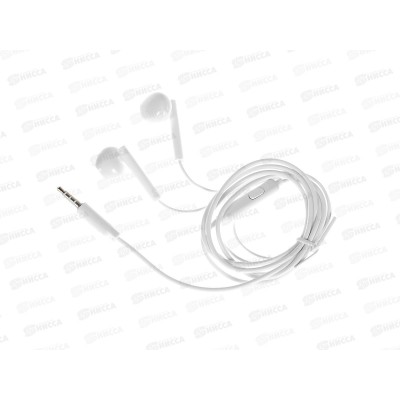 Наушники BOROFONE BM76 Ocean,вкладыши с микрофоном 1,2м белые