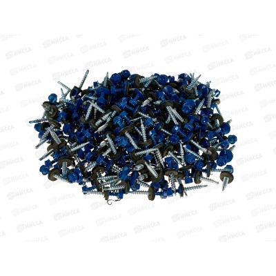 Саморез кровельный RAL5005 4,8*35 (250шт) Сигнально-синий, Zitar