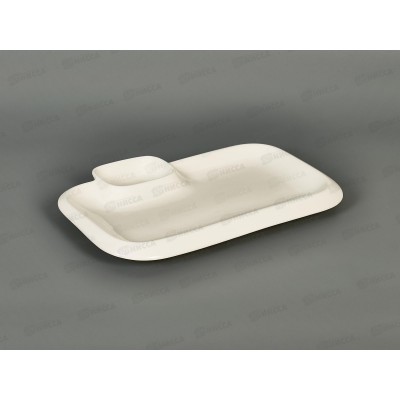 Блюдо сервировочное с соусницей 8840 Issi 25*17см 296232 Блюдо сервировочное с соусницей 8840 Issi 25*17см 296232