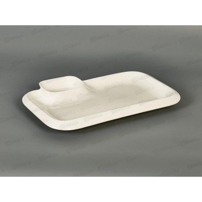 Блюдо сервировочное с соусницей 8841 Issi 30*20,5см 296233 Блюдо сервировочное с соусницей 8841 Issi 30*20,5см 296233