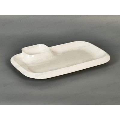 Блюдо сервировочное с соусницей 8842 Issi 35,5*24см 296234 Блюдо сервировочное с соусницей 8842 Issi 35,5*24см 296234