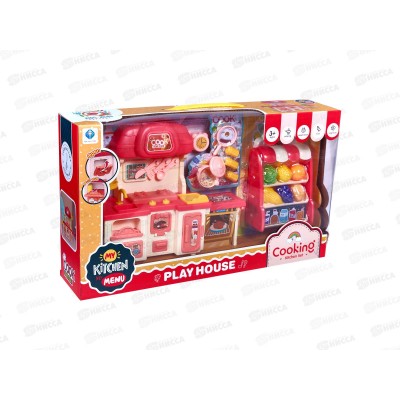 Игровой набор №576В-11 &quotКухня&quot с аксессуарами коробка 41,5*9*24,5