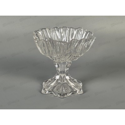 Ваза сервировочная на ножке 8834 14*11*13,5см 296653 Ваза сервировочная на ножке 8834 14*11*13,5см 296653