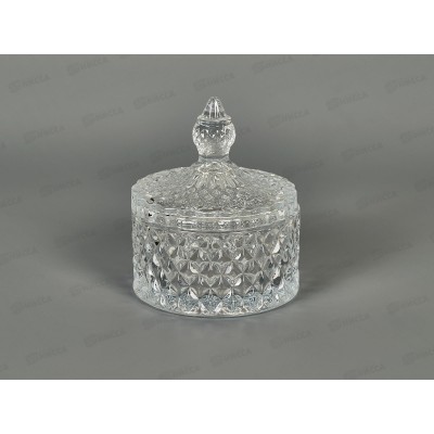 Ваза сервировочная с крышкой 8716 8,5*10см 295222