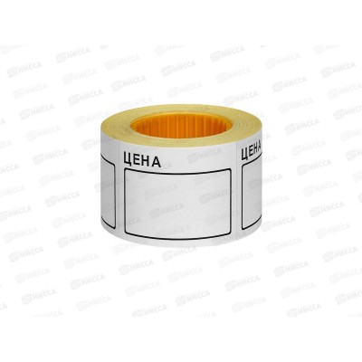 Ценники OfficeSpace  большой 50*40мм, 200шт/рул. белый, Spt_4140*5/50