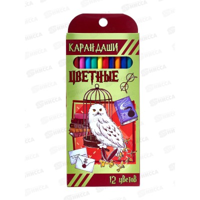 Карандаши 12цв CENTRUM Школа магии, длин 177 мм., пл., 77209 *12/144 Карандаши 12цв CENTRUM Школа магии, длин 177 мм., пл., 77209 *12/144