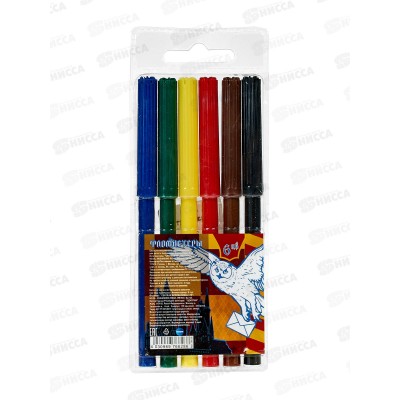 Фломастеры  6цв. CENTRUM Школа магии, 76628 *12/144 Фломастеры  6цв. CENTRUM Школа магии, 76628 *12/144