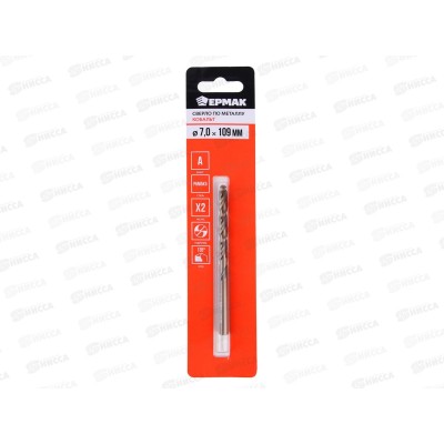 Сверло п/металлу 7*109мм Ермак Кобальт 604-038 г Сверло п/металлу 7*109мм Ермак Кобальт 604-038 г