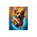 Дневник "Веселый корги" 1-11 класс, твердый переплет, ТМ-Д-13  *30