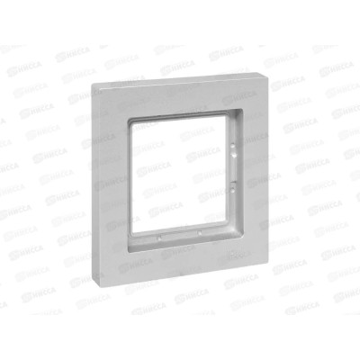 Рамка на 1 пост EKF алюминий, пластик Эпика IP44