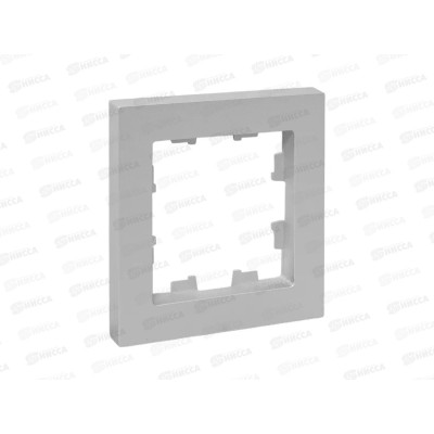 Рамка на 1 пост EKF алюминий, пластик Эпика Рамка на 1 пост EKF алюминий, пластик Эпика