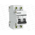 Автоматический выключатель ВА47-29 2P 25А 4,5кА C EKF Basic *6/60 Автоматический выключатель ВА47-29 2P 25А 4,5кА C EKF Basic *6/60