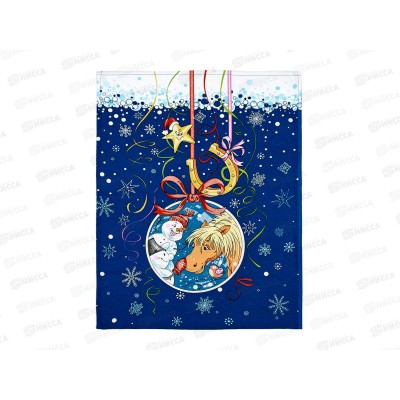 Полотенце из рогожки 60*45 Каникулы, 13392-1