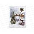 Полотенце из рогожки 60*45 Студеная пора, 13409-1