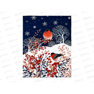 Полотенце из рогожки 60*45 Колядки, 12986