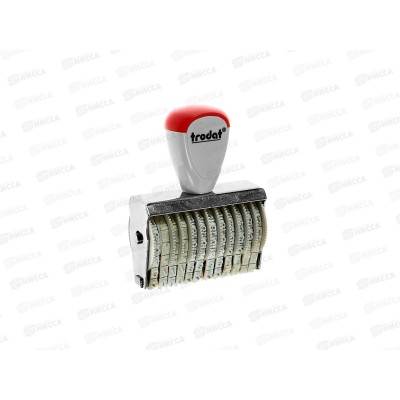 Штамп. TRODAT нумератор,  12разр., 3мм,15312(54905)  *10