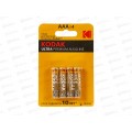 КОДАК LR03 BL4 Ultra Premium alkaline *4/40/200 КОДАК LR03 BL4 Ultra Premium alkaline *4/40/200