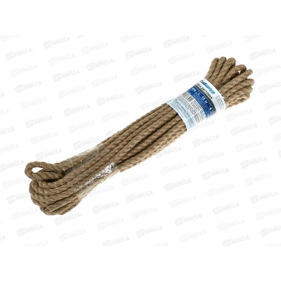 Веревка джутовая 8мм, 10 м Сибшнур*9 Веревка джутовая 8мм, 10 м Сибшнур*9