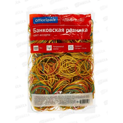 Резинка д/денег OfficeSpace 1000г d60мм 333907 Резинка д/денег OfficeSpace 1000г d60мм 333907