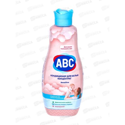 ABC Кондиционер концентрат для белья для чувст кожи Sensitive 1440мл ABC Кондиционер концентрат для белья для чувст кожи Sensitive 1440мл