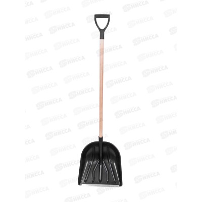 Лопата снеговая Startul Master 410*460мм пластик с дер черен ST9056-3 *5 Лопата снеговая Startul Master 410*460мм пластик с дер черен ST9056-3 *5