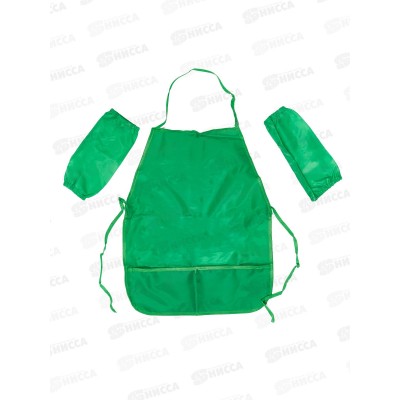 Набор д/тв.фартук и нарукавники  ПЧЕЛКА Зеленый, НФ-1 *20