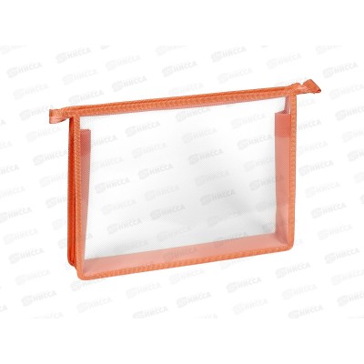 Папка д/тетр. ПЧЕЛКА А4 молн.сверху, персиковая, ПМ-А4-02 *60