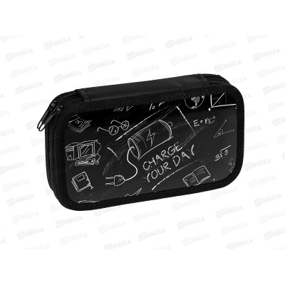 Пенал ПЧЕЛКА 2 отд, Charge 2025 190*105, ПО-090 *30