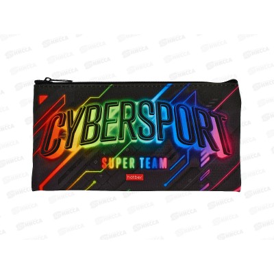 Пенал Hatber 205*110мм Киберспорт. мягк.,молн.,63177 *12