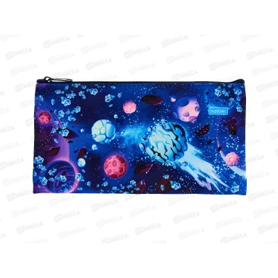 Пенал Hatber 205*110мм Вселенная. мягк.,молн.,63178 *12