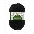 Пряжа Народная черный шер/акр 100гр 220м 02