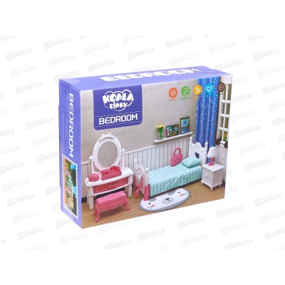Мебель для куклы FDE87411 Спальня в коробке гб Мебель для куклы FDE87411 Спальня в коробке гб