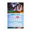 Календарь квартальный 2026 ХАТ 1 бл. Сила водопада, 34306 (290х470)*24 *24
