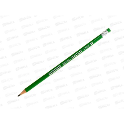 Карандаш ч/г с ласт. MAZARI Neon, HB, пл., M-7094 *48/1440