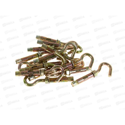 Анкерный болт с крюком  8x 45 (цинк 15шт)