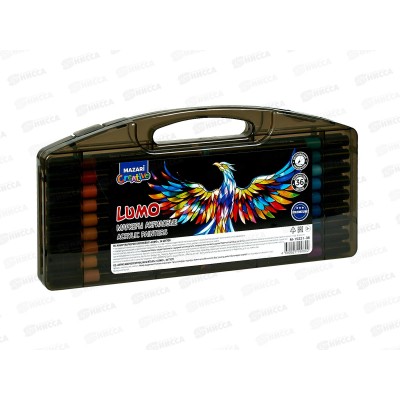 Маркеры MAZARI Lumo акриловые 36цв, M-15231-36 *20